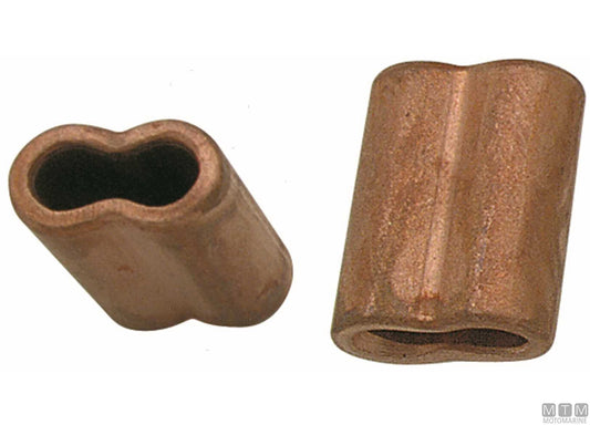 MANICOTTO A PRESSARE D3MM RAME
