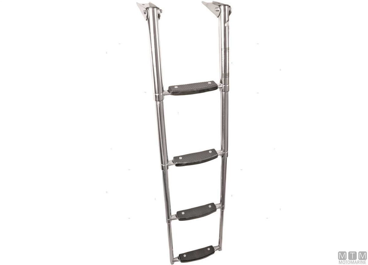 SCALETTA TELESCOPICA COMFORT A 3 GRADINI PER PLANCE ACCIAIO INOX 316