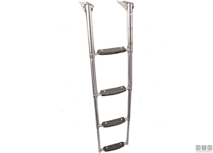 SCALETTA TELESCOPICA COMFORT A 4 GRADINI PER PLANCE ACCIAIO INOX 316