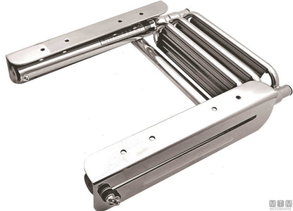 SCALETTA ESTRAIBILE COMFORT A 4 GRADINI ACCIAIO INOX 316