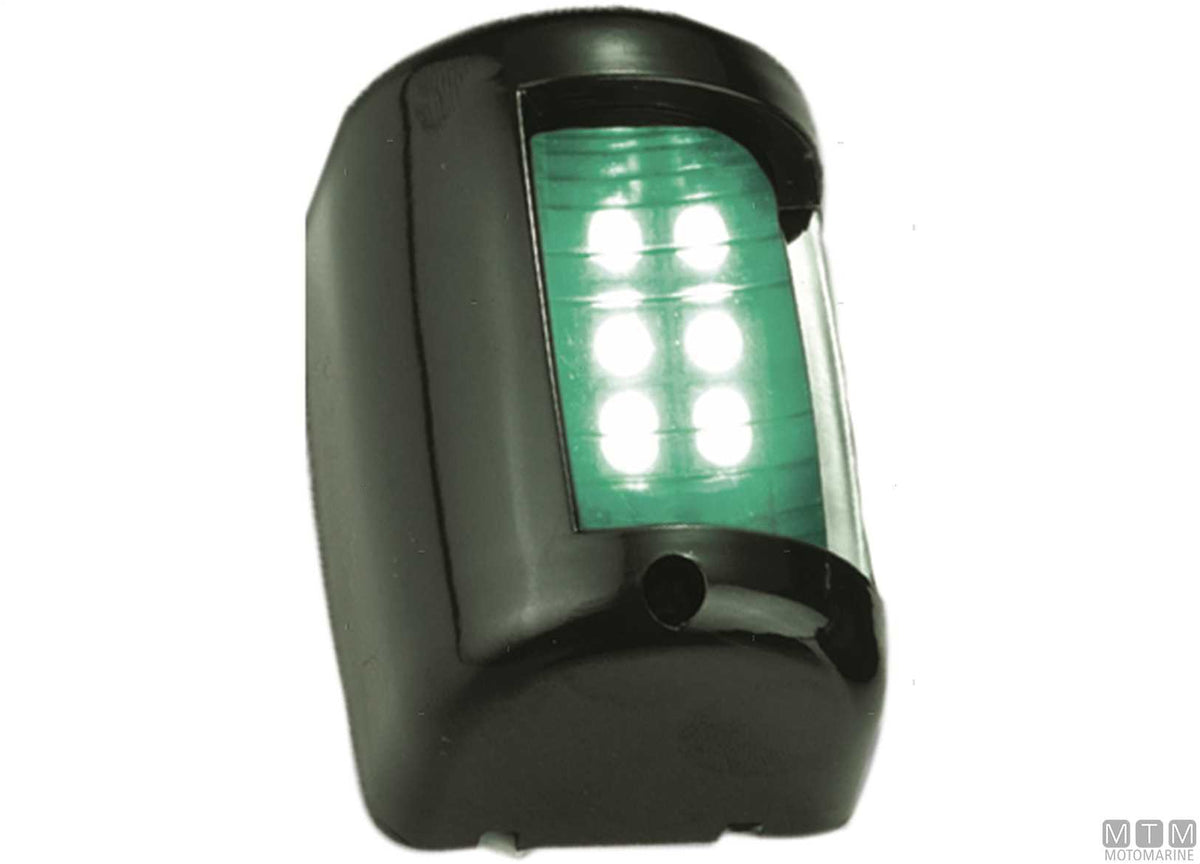 FANALE DI VIA LED 135 POPPA MINI NERO 43X59MM