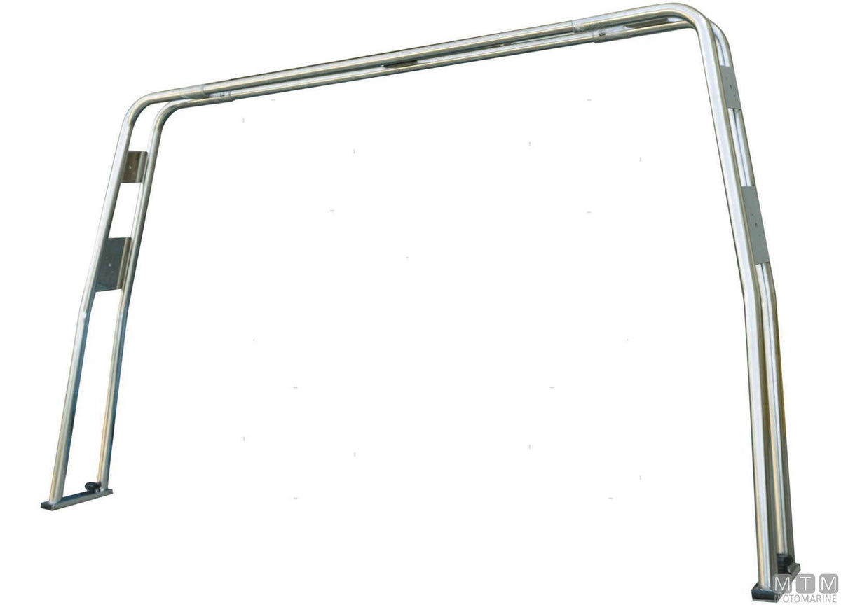 ROLLBAR REGOLABILE DOPPIO TUBO D40MM ACCIAIO INOX 316