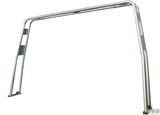 ROLLBAR REGOLABILE DOPPIO TUBO D40MM ACCIAIO INOX 316