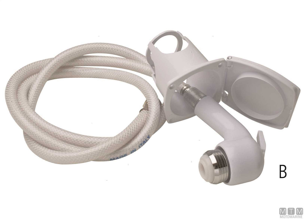 TUBO DOCCIA PVC 4M TERMINALI 1/2"-1/2