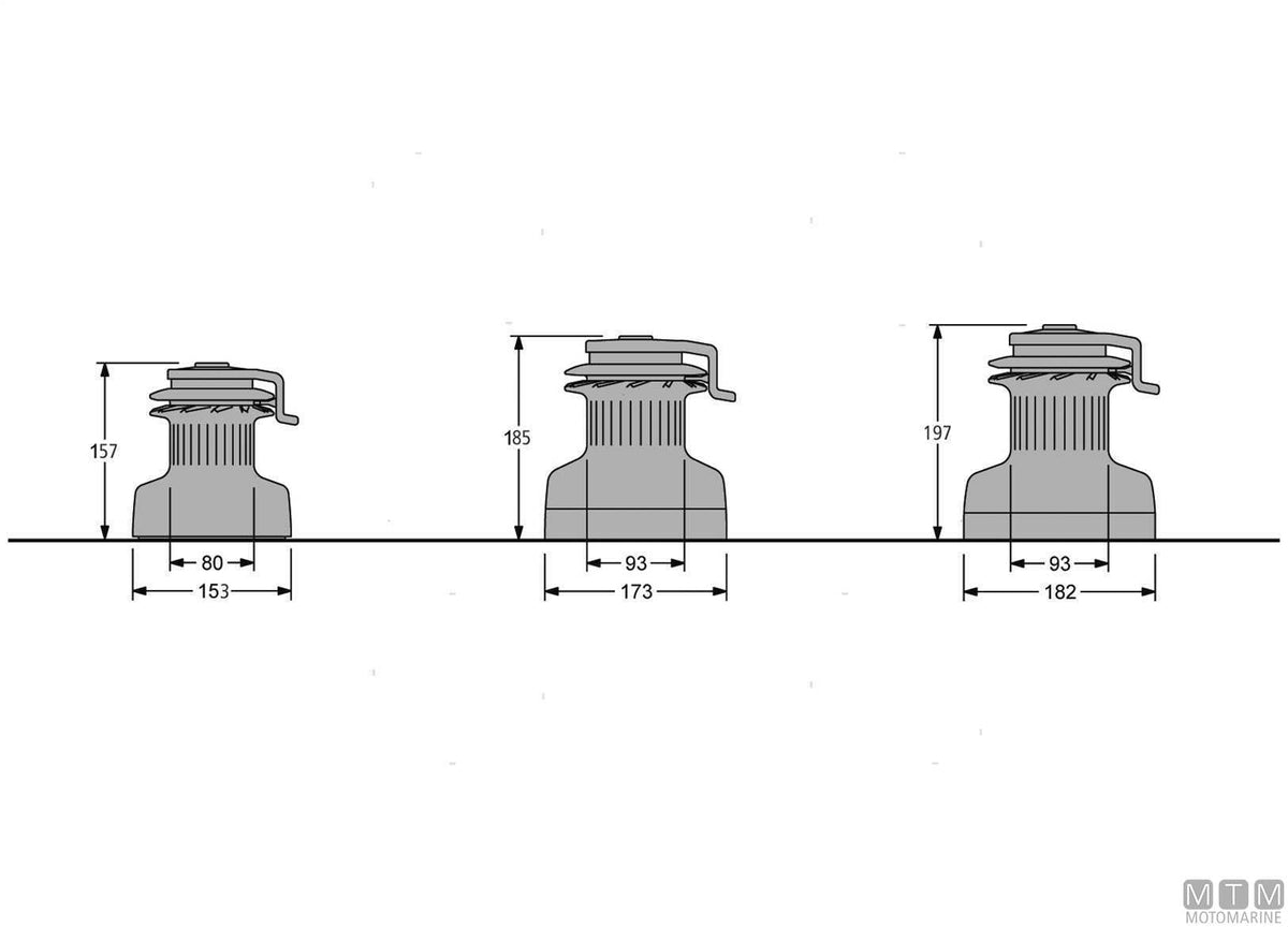 WINCH ANTAL SELFTAILING XT48