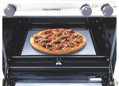 CUCINA A GAS 2 FUOCHI E FORNO TECHIMPEX PORTOFINO INOX 18/8
