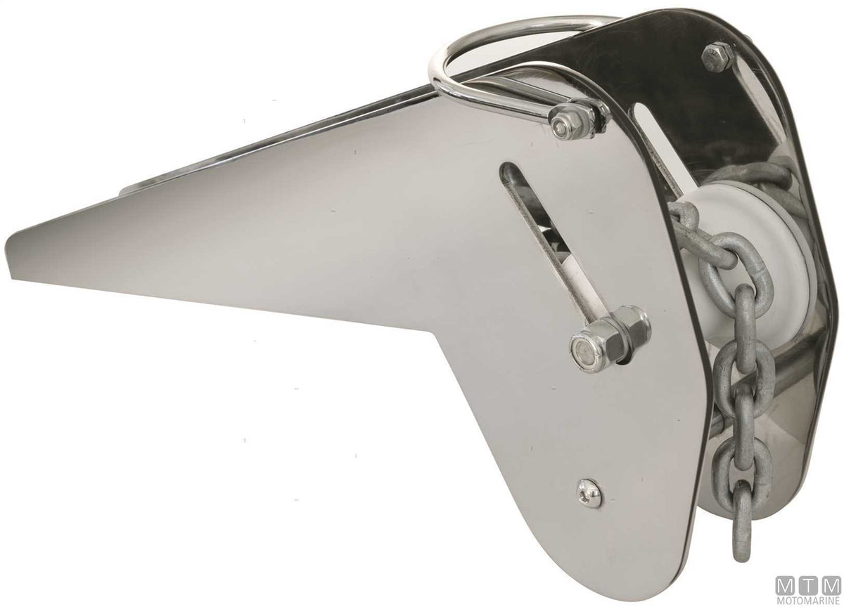 MUSONE PASSA CATENA FISSO ANGOLATO 540MM IN ACCIAIO INOX 316