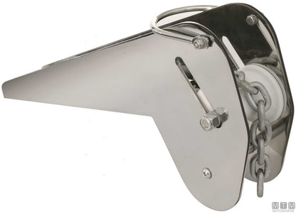MUSONE PASSA CATENA FISSO ANGOLATO 540MM IN ACCIAIO INOX 316