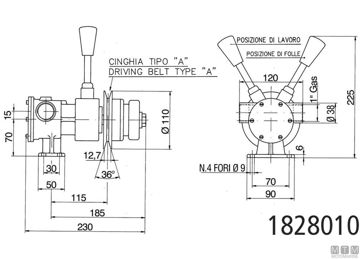 GIRANTE IN NITRILE D65 DI16 H50 BB-8P