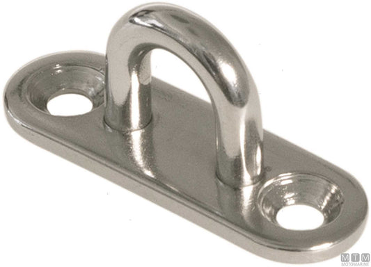 PONTICELLO SU PIASTRA 2 FORI D5MM ACCIAIO INOX 316