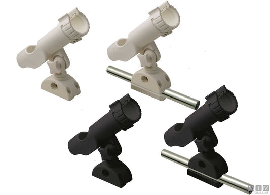 PORTACANNE ORIENTABILE BIANCO DUAL MOUNT D45MM IN NYLON