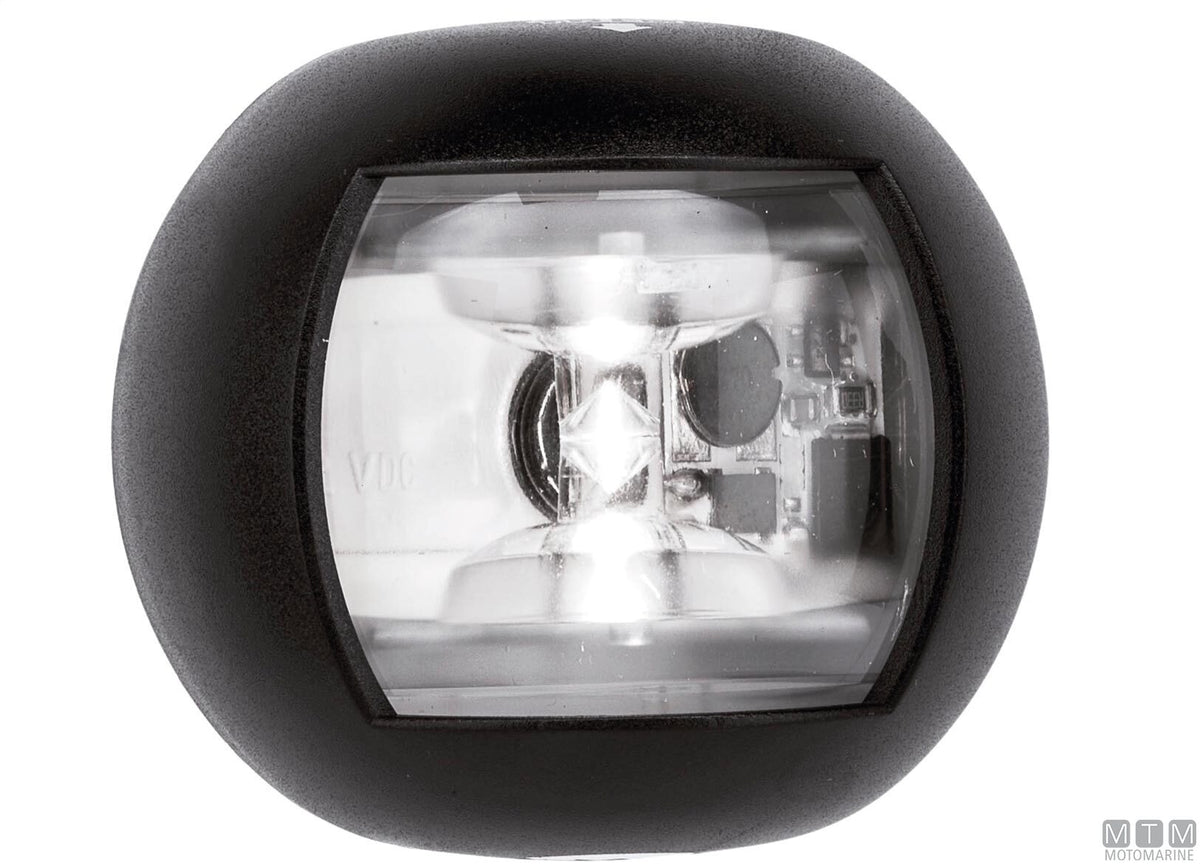 FANALE DI VIA LED 225 PRUA MEZZA SFERA NERO 70X63MM