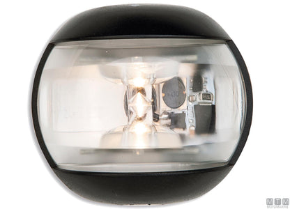 FANALE DI VIA LATERALE LED VERDE MEZZA SFERA NERO 70X63MM