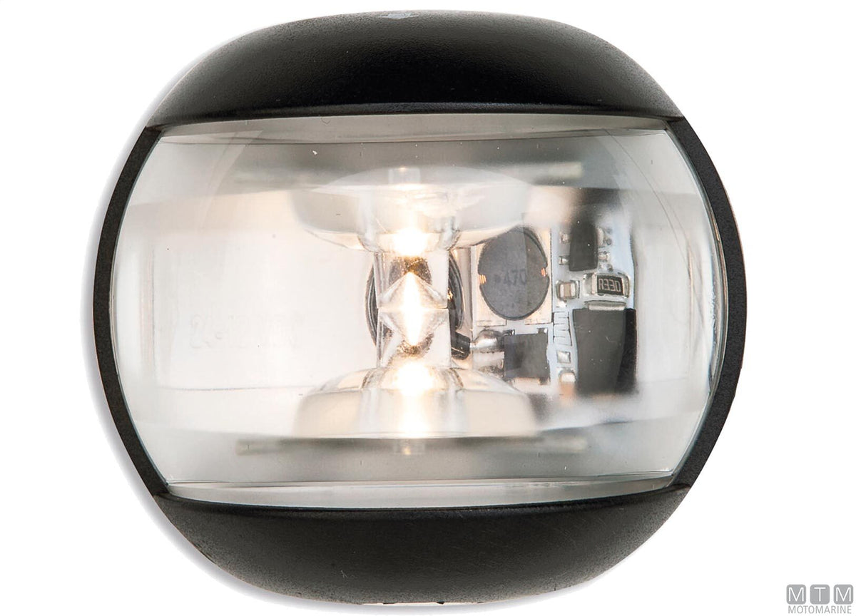 FANALE DI VIA LED 135 POPPA MEZZA SFERA NERO 70X63MM