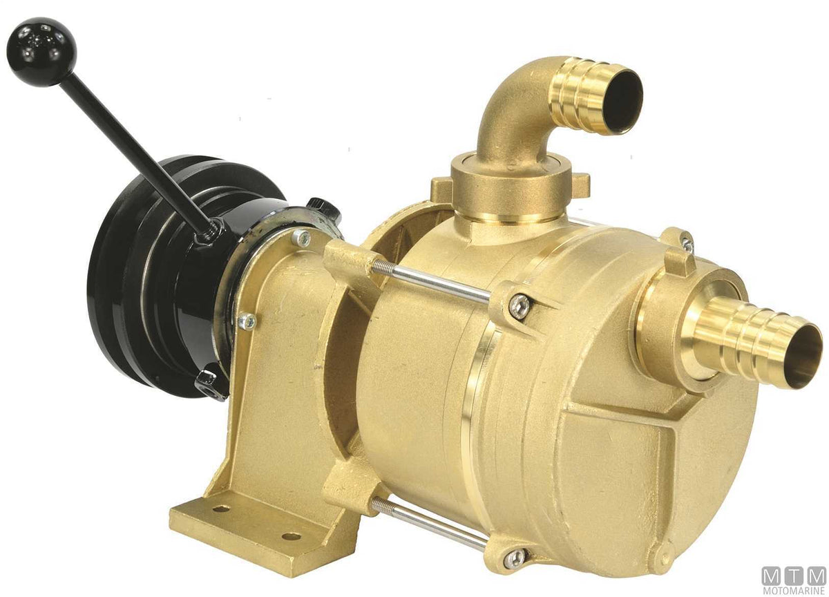 POMPA ACQUA SERIE IFM CON PULEGGIA E FRIZIONE BOCCHE D30MM