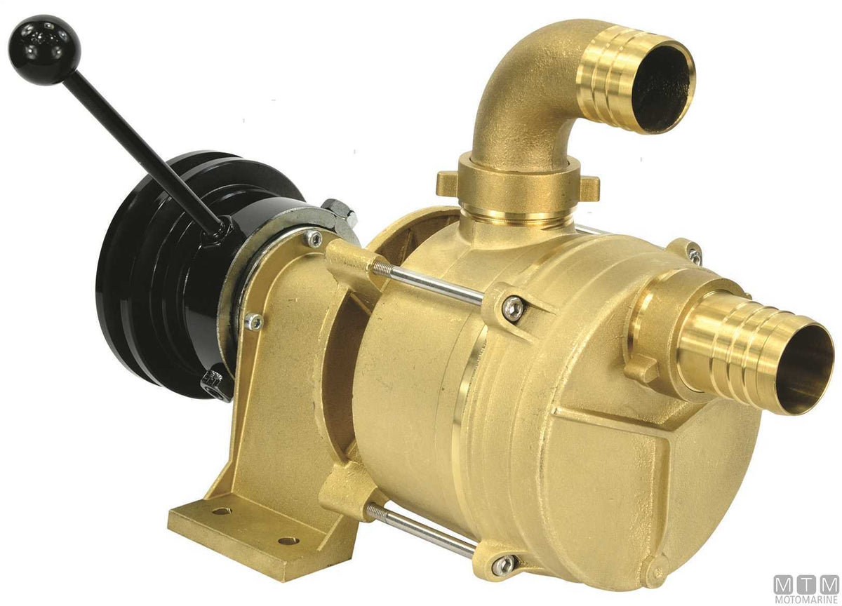 POMPA ACQUA SERIE IFM CON PULEGGIA E FRIZIONE BOCCHE D30MM