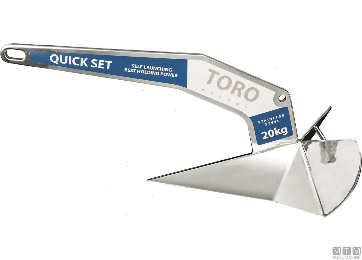 ANCORA TORO 20KG ACCIAIO INOX 316