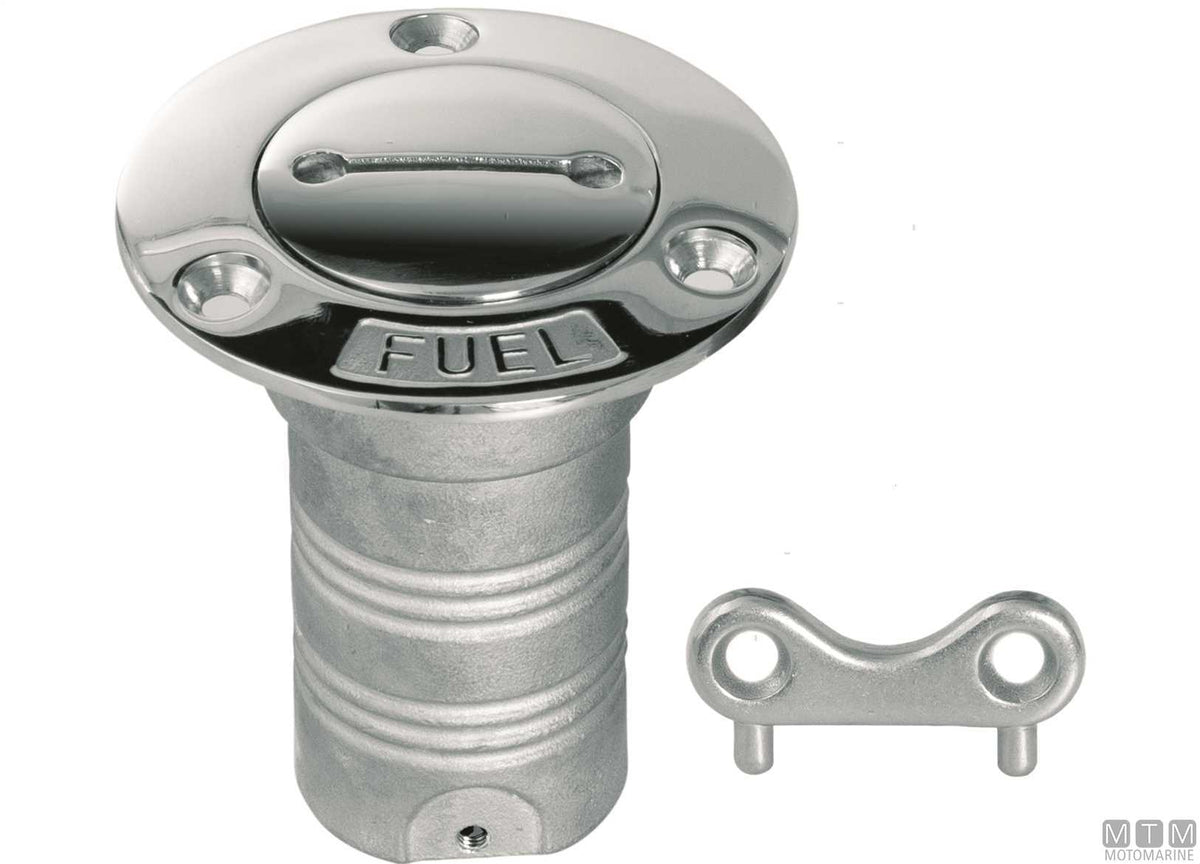 TAPPO COPERTA FLUSH WATER D38MM IN ACCIAIO INOX CON CHIAVETTA