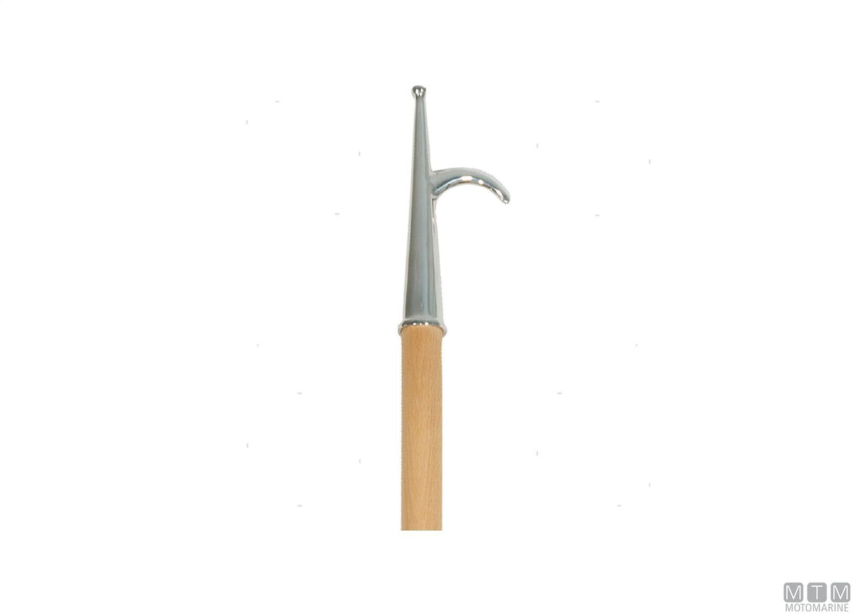 MEZZO MARINAIO IN LEGNO 250CM PUNTA IN ACCIAIO INOX