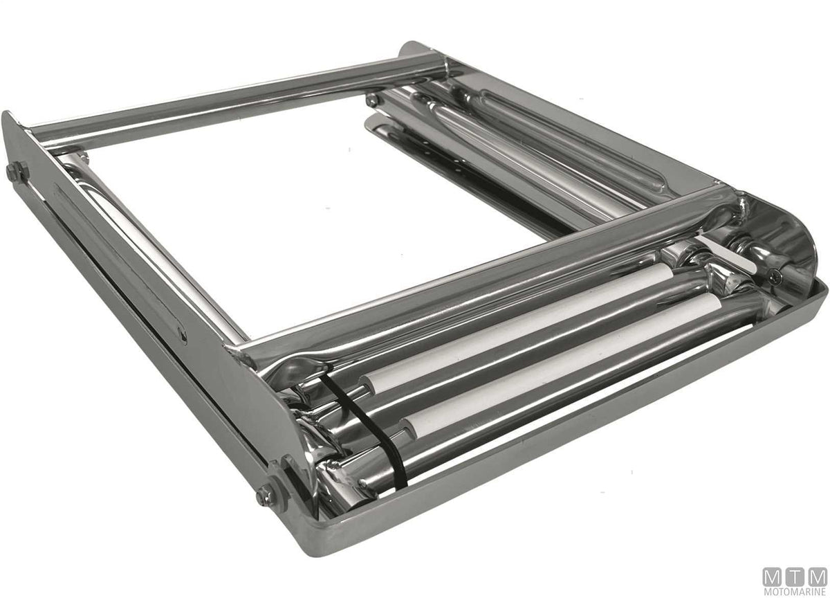 SCALETTA ESTRAIBILE A 3 GRADINI ACCIAIO INOX 316