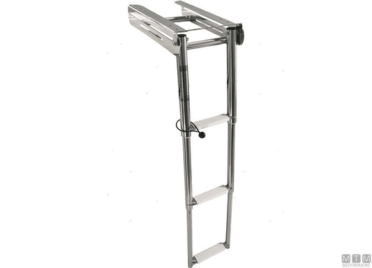 SCALETTA ESTRAIBILE STRETTA A 3 GRADINI ACCIAIO INOX 316