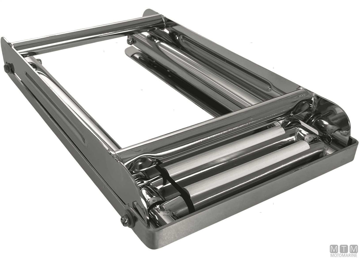 SCALETTA ESTRAIBILE STRETTA A 4 GRADINI ACCIAIO INOX 316