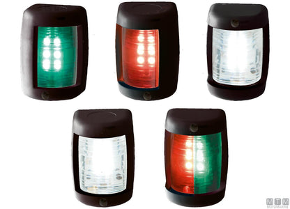 FANALE DI VIA LED 225 PRUA MINI NERO 43X59MM