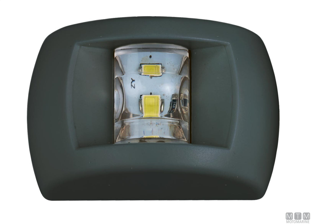 FANALE DI VIA LED LATERALE VERDE COMPACT NERO 70X45MM