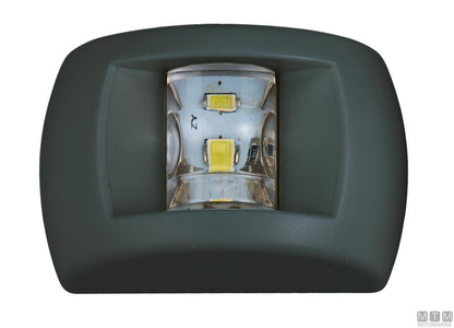 FANALE DI VIA LED COMBINATO ROSSO/VERDE COMPACT NERO 70X45MM