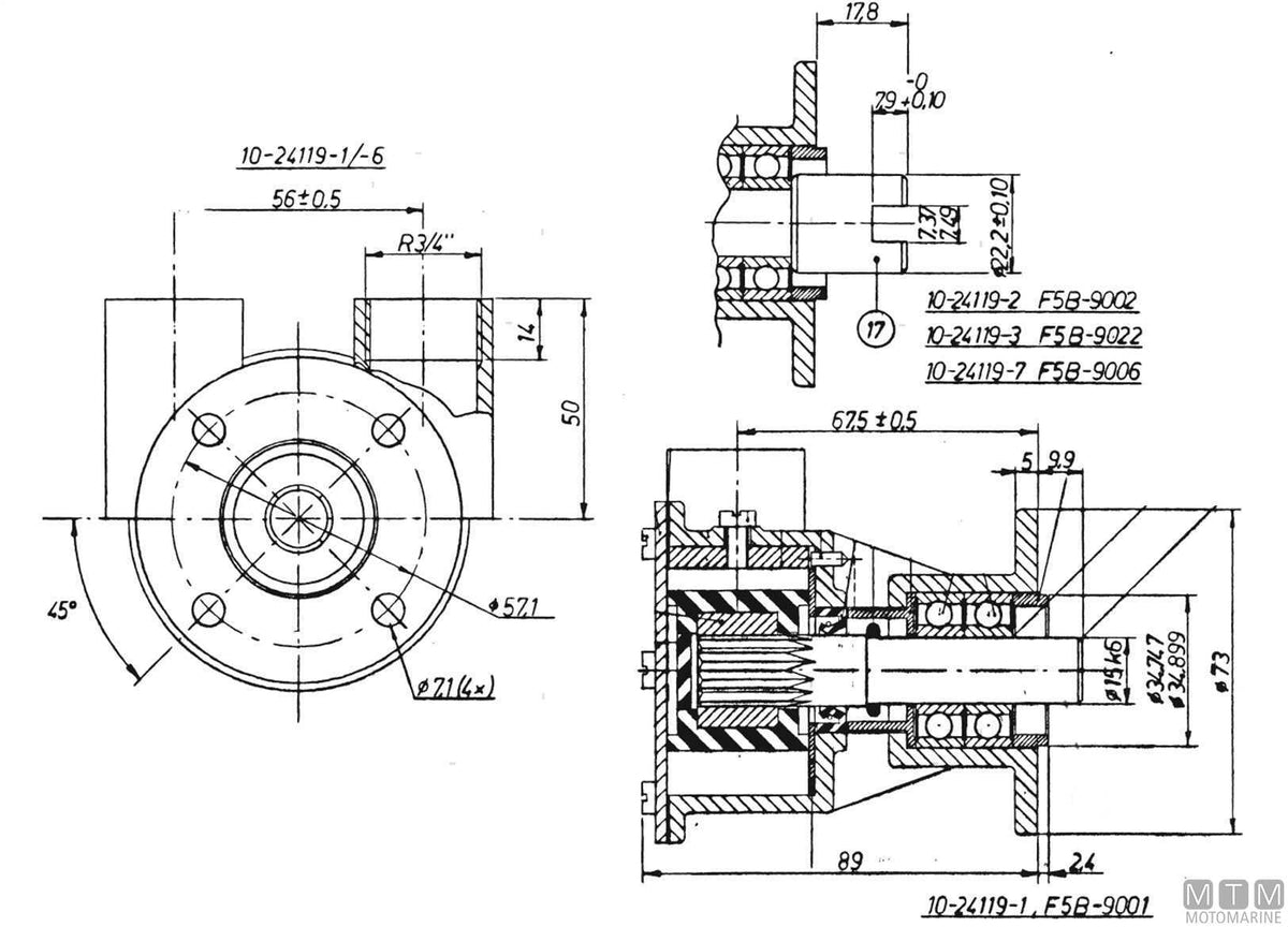 POMPA RAFFREDDAMENTO JOHNSON F5B-9002