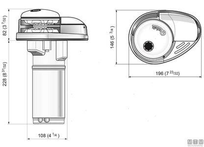 VERRICELLO QUICK DP2L 350W/12V CATENA D6MM