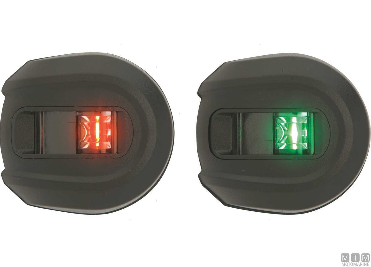 COPPIA FANALI DI VIA LED ROSSO/VERDE ATTWOOD NERI