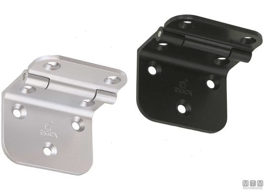 CERNIERA SUPPORTO ROCA 55X60MM IN ALLUMINIO SATINATO