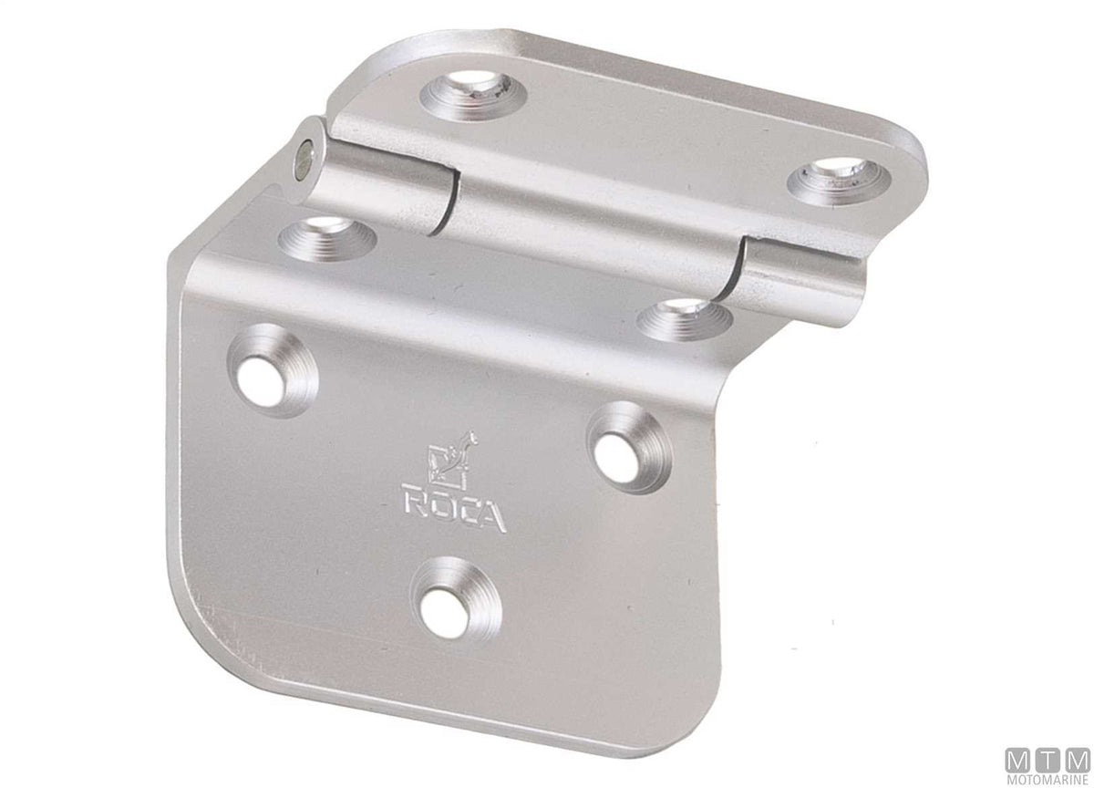 CERNIERA SUPPORTO ROCA 55X60MM IN ALLUMINIO NERO