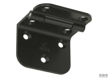 CERNIERA SUPPORTO ROCA 55X60MM IN ALLUMINIO NERO
