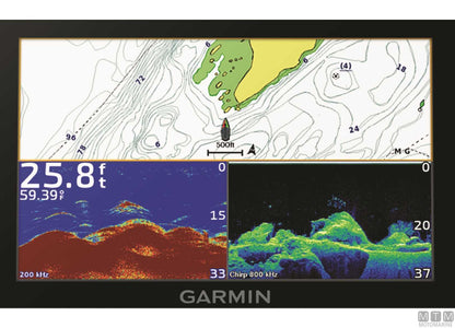 ECOSCANDAGLIO GARMIN ECHOMAP UHD2 52CV+TRASDUTTORE GT20-TM