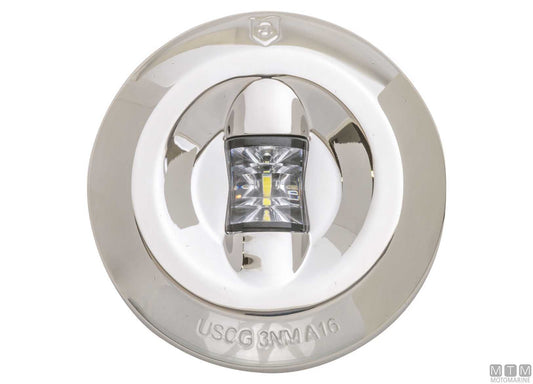FANALE DI VIA LED 135 POPPA ATTWOOD IN ACCIAIO INOX D75MM