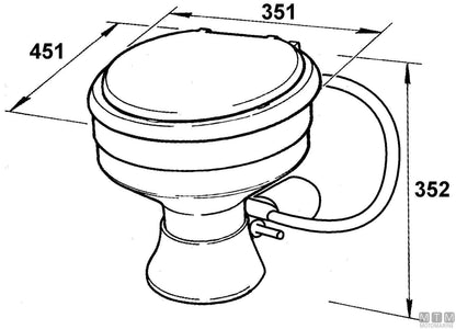 KIT RIPARAZIONE TOILET JABSCO ELETTRICA