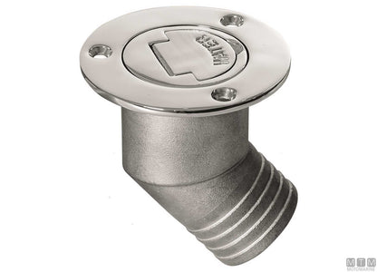 TAPPO COPERTA FLUSH 45 WATER D38MM IN ACCIAIO INOX