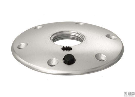 BASE II SUPPORTO TAVOLO TWIST LOCK VECCHIO IN ALLUMINIO