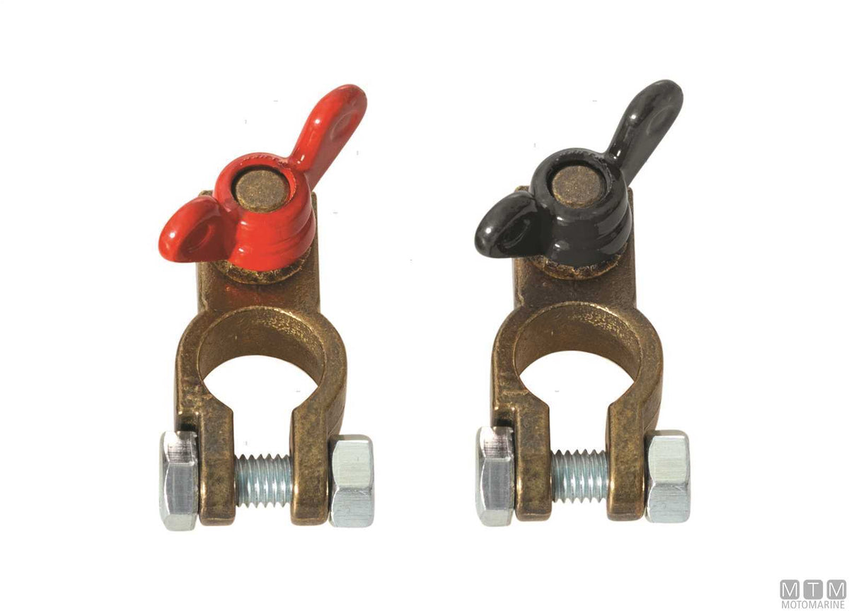 MORSETTI BATTERIA IN OTTONE CON VITI INOX