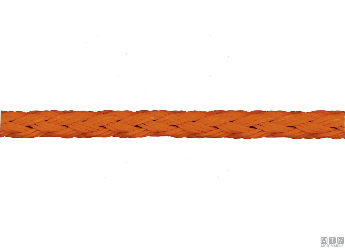 TRECCIA GALLEGGIANTE ARANCIONE IN POLIETILENE D8MM 200M