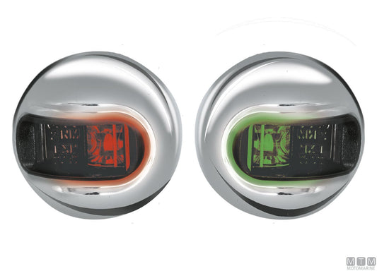 FANALE DI VIA LATERALE LED ROSSO ATTWOOD IN ACCIAIO INOX