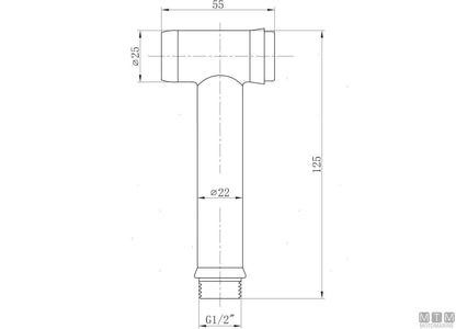 DOCCETTA PUSH BUTTON INOX 18/8