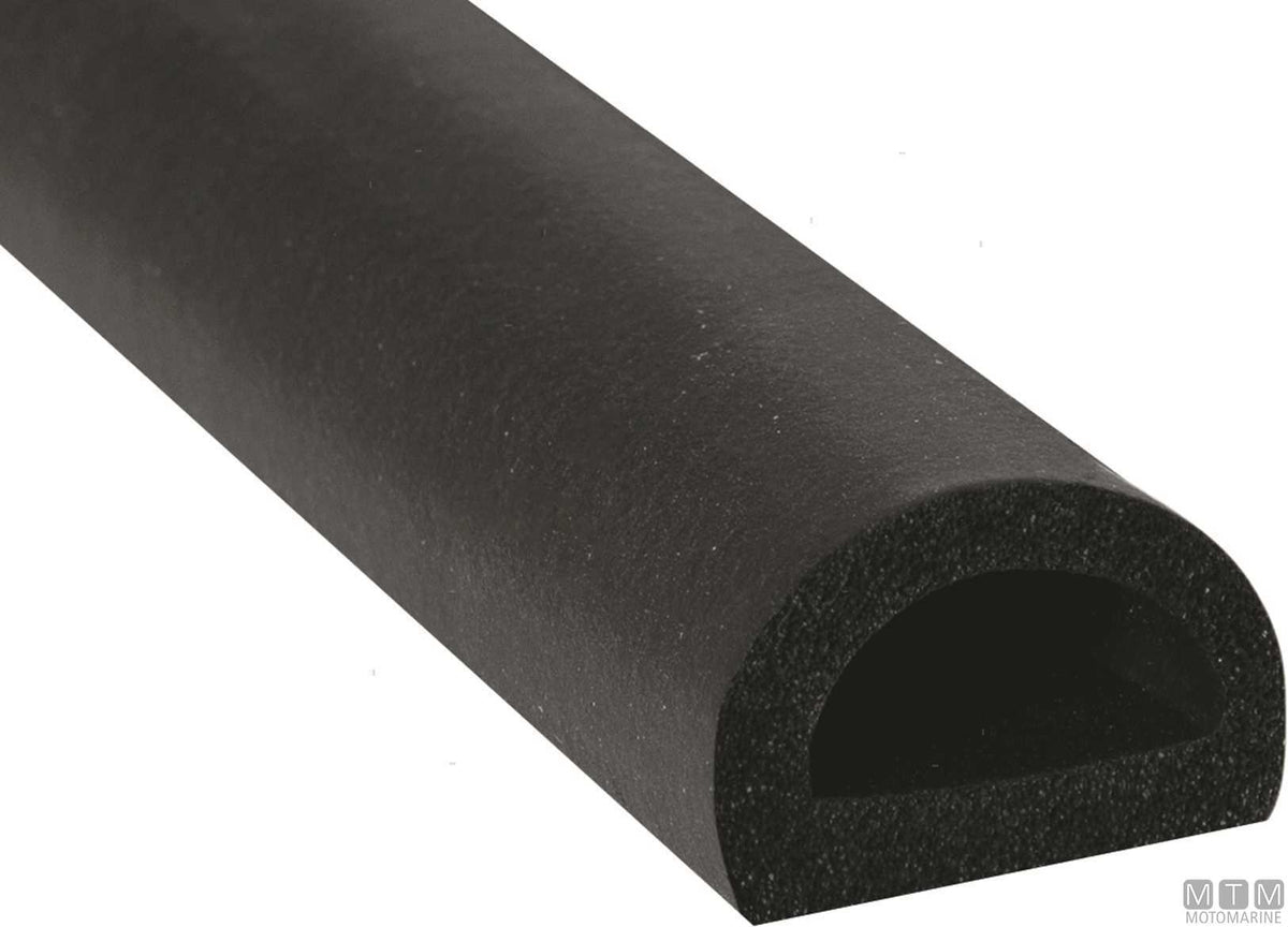 GUARNIZIONE TRIM-LOK DD RUBBER NERO 19MM ADESIVO HT 15M