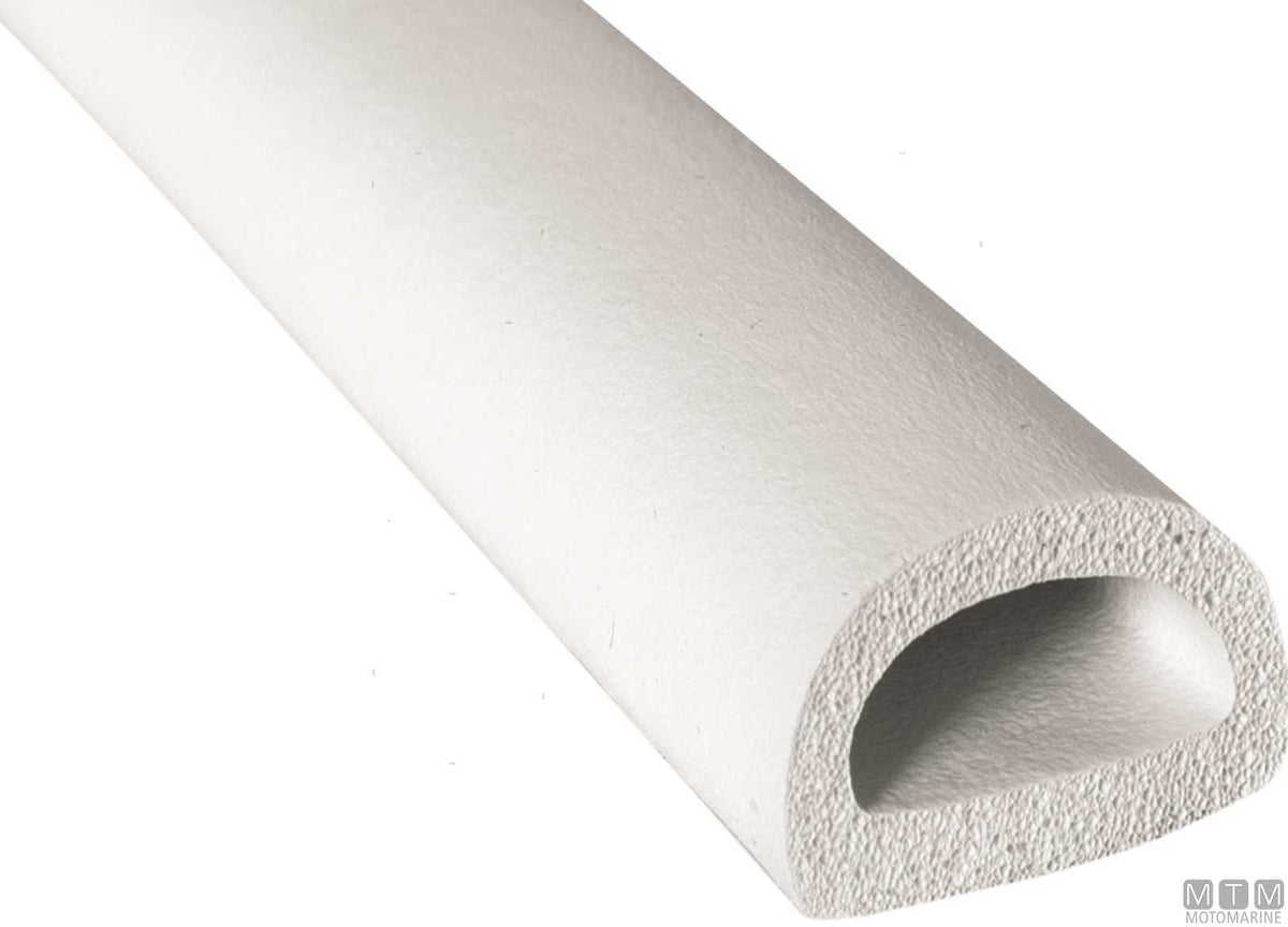 GUARNIZIONE TRIM-LOK DD RUBBER BIANCO 9MM ADESIVO HT 15M