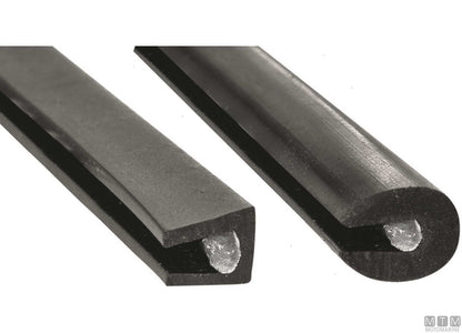 PROFILO TRIM-LOK RUBBER EDGE SQUADRATA PER BORDI 1>3MM 15M