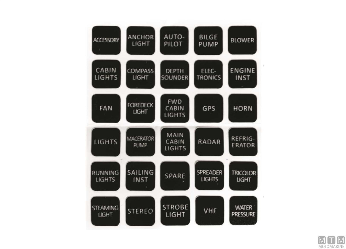 PANNELLO IN ALLUMINIO NERO CON INTERRUTTORI BASCULANTI 4+2 POSIZIONI