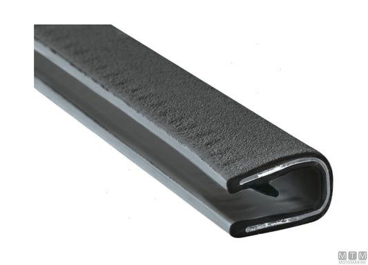 PROFILO AUTOBLOCCANTE TRIM-LOK EDGE NERO 2>3.5MM L15M