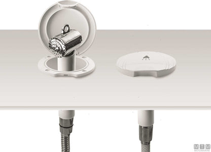TUBO DOCCIA INOX 3.2M TERMINALI 1/2-1/2"